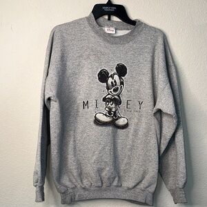 Disney Mickey Mouse Crewneck Sweater - Gray‎